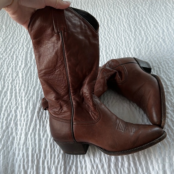 Tony Lama Vintage Cowboy Boots - Picture 1 of 6